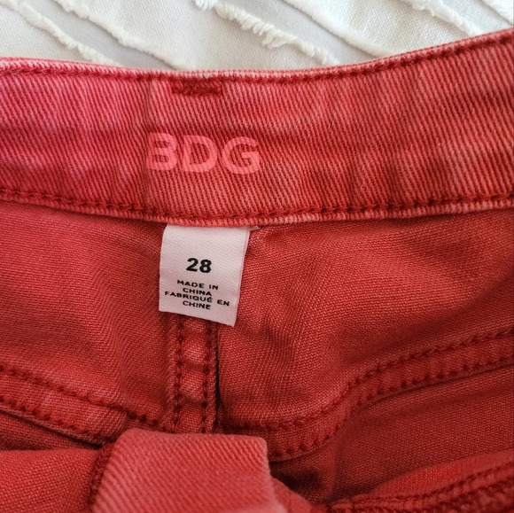 BDG coral denim shorts - Picture 3 of 14